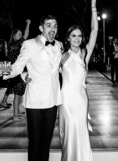 Andrew Schulz with his wife Emma Kathryn Turner